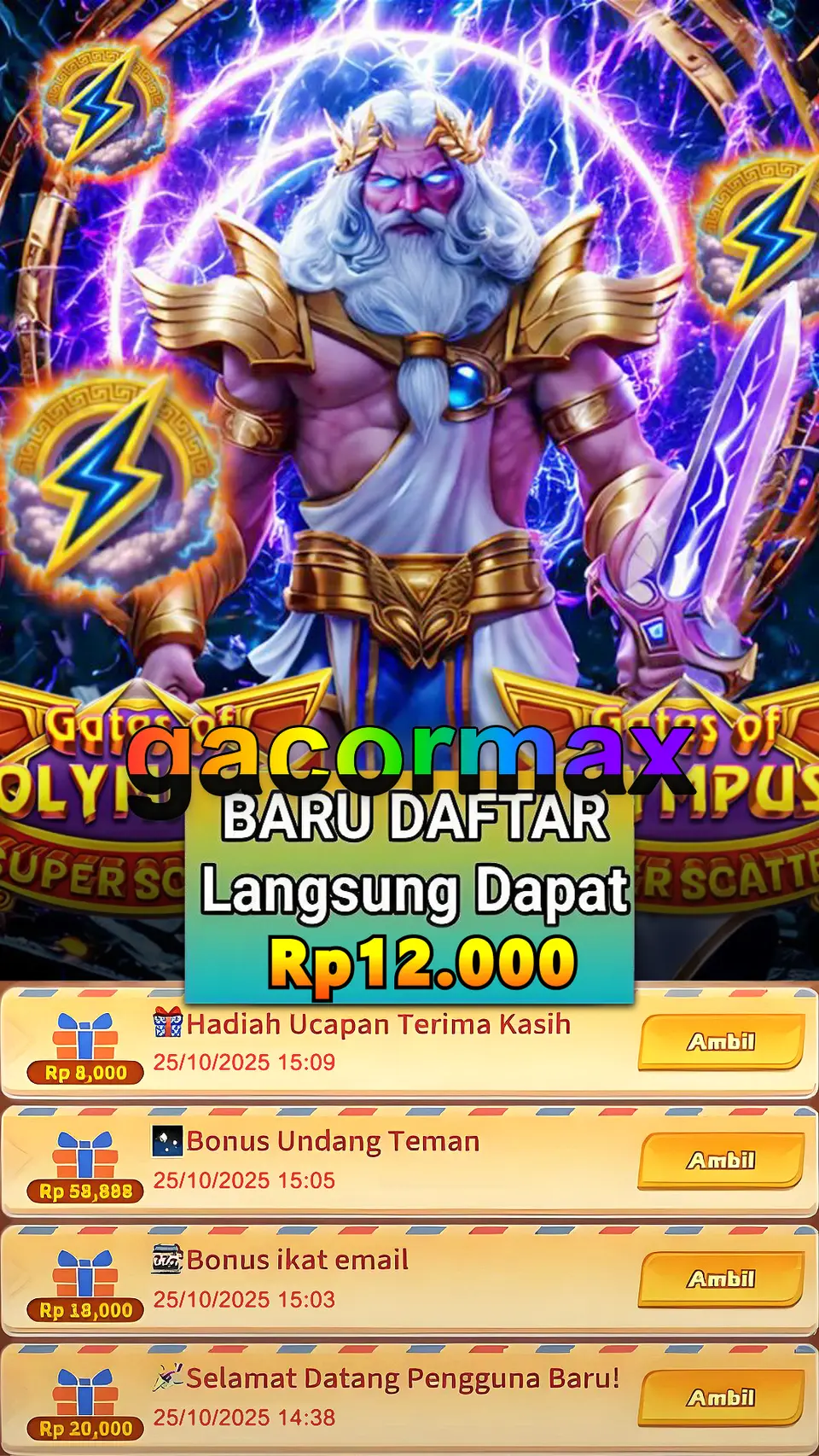 gacormax Masuk